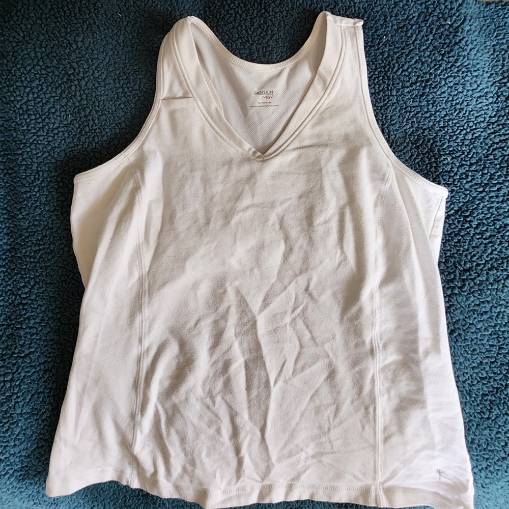 XL/XG White Racorback Athletic Tank Top